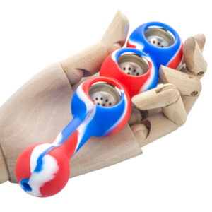 Silicone Portable Pipe w/ Stainless Steel Bowl For Sale |Free NZ Shipping