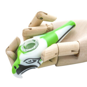 Silicone Seahawks Hand Pipe | Weed Bowls For Sale | Free NZ Shipping