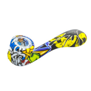 Silicone Spoon Pipe w/ Removable Glass Bowl For Sale | Free NZ Shipping