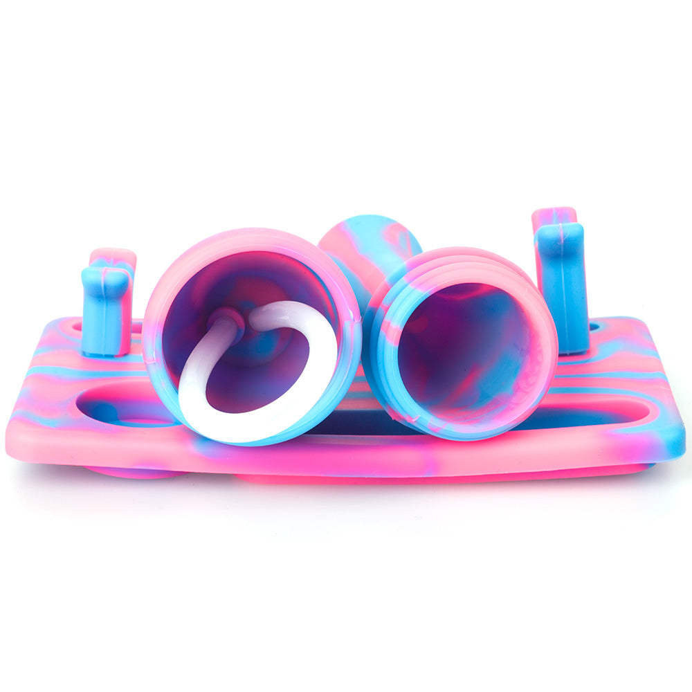 Silicone Nectar Collector - 14mm Titanium Tip With Stand Kit Dab Straw For Sale - Puffing Bird - Online Headshop