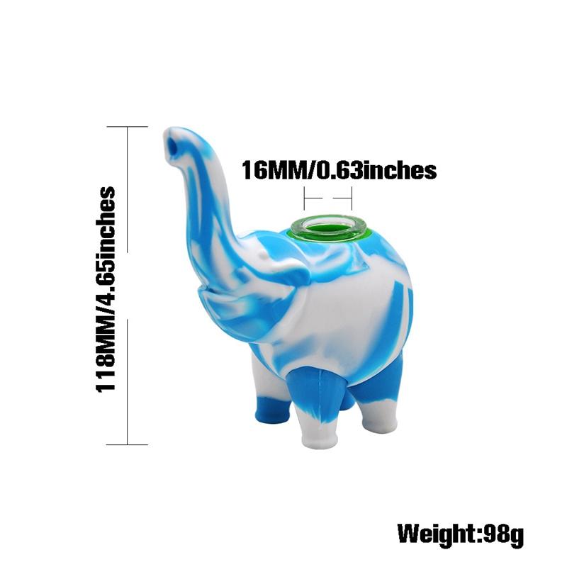 Elephant Silicone Portable Pipe/Weed Bowls For Sale | Free NZ Shipping
