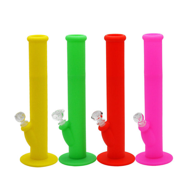Straight Tube Silicone Bong | Duarble Bongs For Sale | Free NZ Shipping