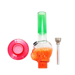 6" Skull Acrylic Bong | Heady Water Pipes For Sale | Free NZ Shipping