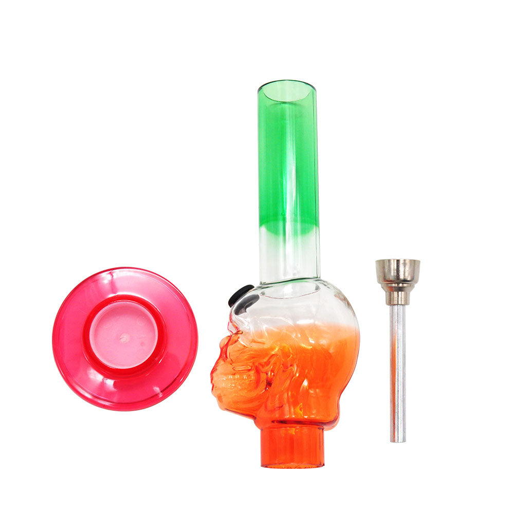 Skull_Bong_-_Acrylic_Water_Pipes_For_Sale_-_Puffing_Bird_6_cd867225-46b7-47e6-942c-84fbee44bdce 6" Skull Acrylic Bong | Heady Water Pipes For Sale | Free NZ Shipping