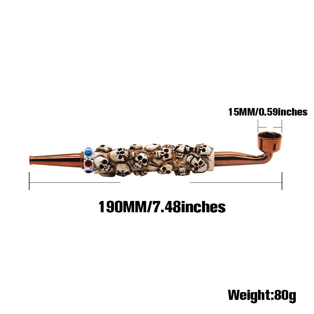 Skull Pipe | Novelty Glass Pipes/Weed Bowls For Sale | Free NZ Shipping