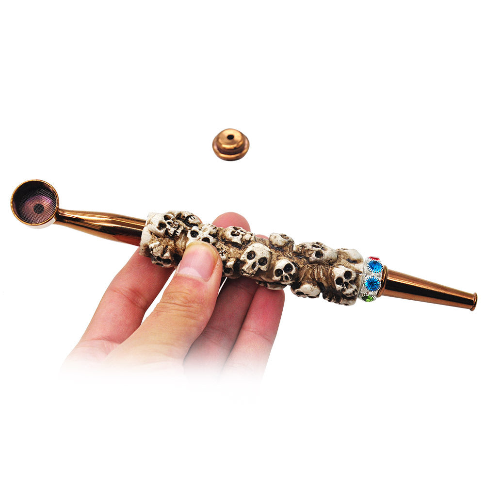 Skull Pipe | Novelty Glass Pipes/Weed Bowls For Sale | Free NZ Shipping