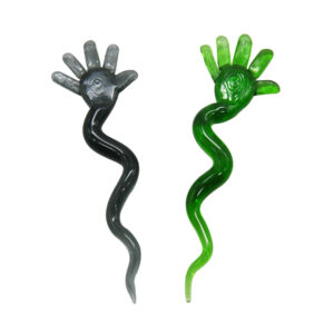 Slime Hand Spiral Novelty Glass Dabber | For Quartz Bangers