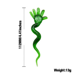 Slime Hand Spiral Novelty Glass Dabber | For Quartz Bangers