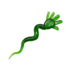 Slime Hand Spiral Novelty Glass Dabber | For Quartz Bangers