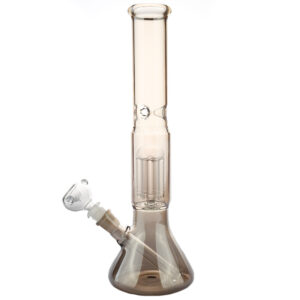 Smokey Grey Tree Perc Beaker Bong | Dab Rigs For Sale | Free NZ Shipping