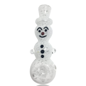 Snowman Glass Hand Weed Pipe | Novelty Pipes For Sale | Free NZ Shipping