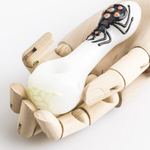 Spider Pattern Glow-In-The-Dark Pipe  Pipes For Sale  Free NZ Shipping
