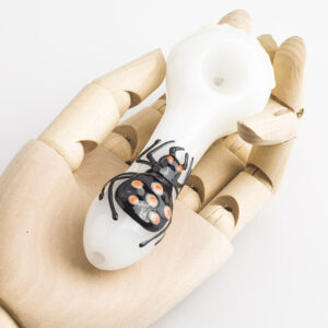 Spider Pattern Glow-In-The-Dark Pipe  Pipes For Sale  Free NZ Shipping