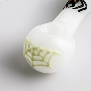 Spider Pattern Glow-In-The-Dark Pipe  Pipes For Sale  Free NZ Shipping