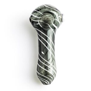 Spiral Glass Spoon Pipe w/Pink Girly Fumed Glass Pipe Set | For Sale