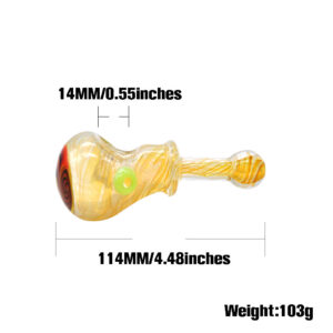Spiral Glass Tobacco Hand Pipe | Weed Bowls For Sale | Free NZ Shipping