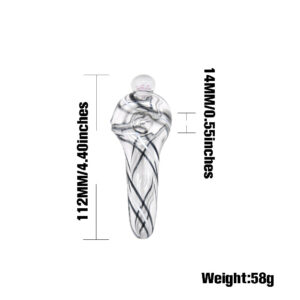 Spiral Heady Glass Spoon Pipe | Tobacco Pipes For Sale | Free NZ Shipping