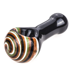 Spiral Pattern Glass Spoon Pipe  Weed Bowls For Sale  Free NZ Shipping