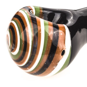 Spiral Pattern Glass Spoon Pipe  Weed Bowls For Sale  Free NZ Shipping