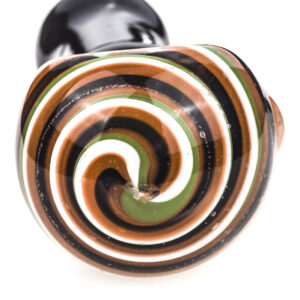 Spiral Pattern Glass Spoon Pipe  Weed Bowls For Sale  Free NZ Shipping