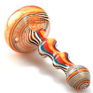 Spiral Drop Portable Glass Pipe | Weed Bowls For Sale | Free NZ Shipping