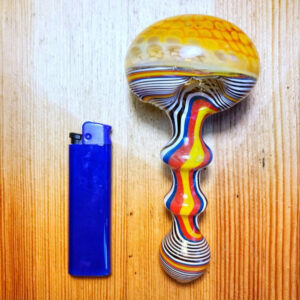 Spiral Drop Portable Glass Pipe | Weed Bowls For Sale | Free NZ Shipping