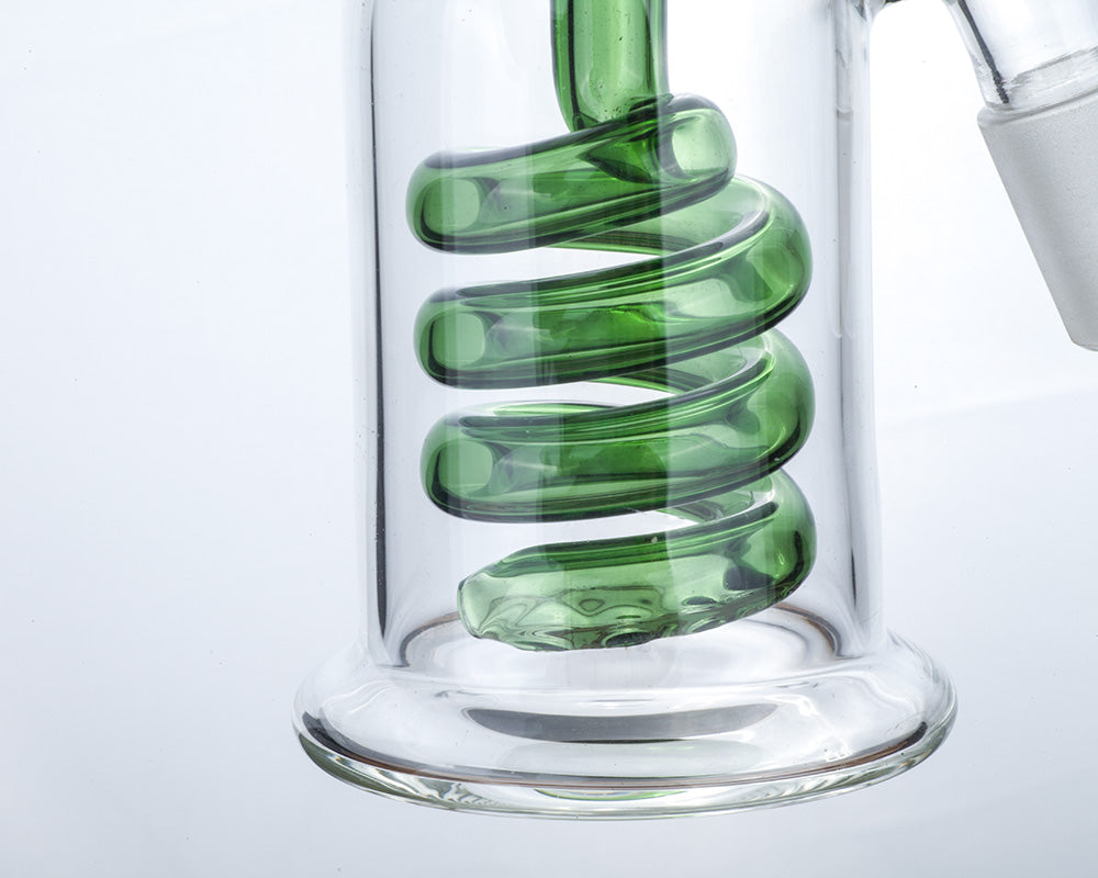 Spiral Perc Glass Ash Catcher For Sale