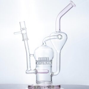 10" Pink Sprinkler Perc Glass Bong | Girly Bongs For Sale | Free NZ Shipping