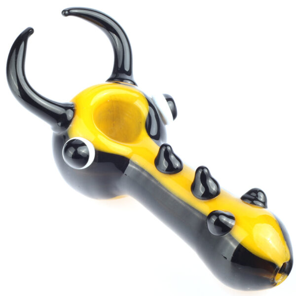 Stag Beetle Heady Themed Glass Spoon Pipe For Sale | Free NZ Shipping