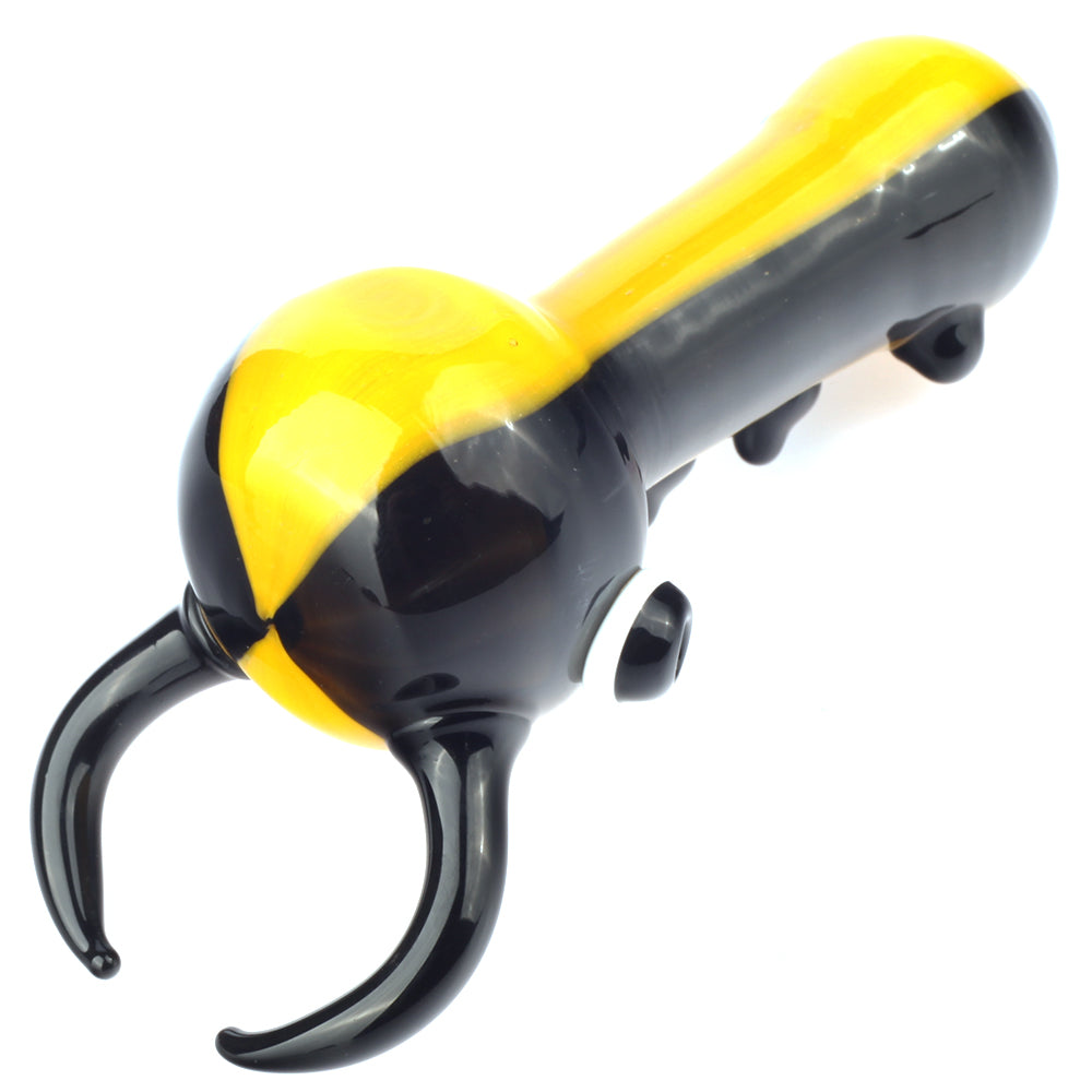 Stag Beetle Heady Themed Glass Spoon Pipe For Sale | Free NZ Shipping