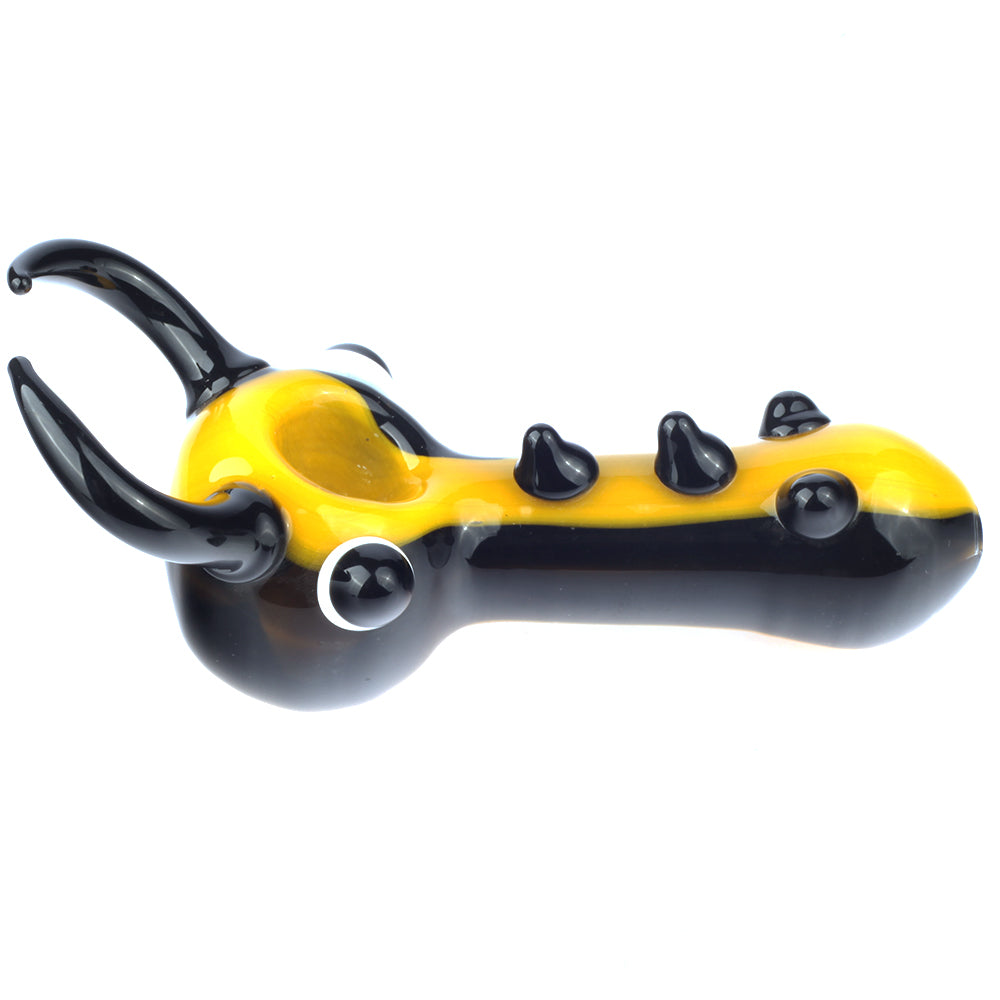 Stag Beetle Heady Themed Glass Spoon Pipe For Sale | Free NZ Shipping