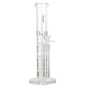 Straight Tube Honeycomb Perc Bong w/ Glass Pipes Set | Free NZ Shipping