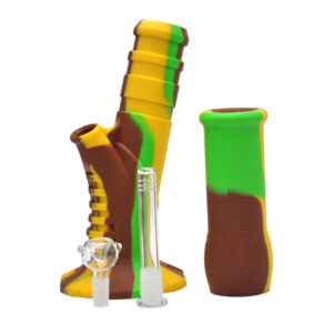 Straight 2 Part Silicone Bong | Best Bongs For Sale | Free NZ Shipping