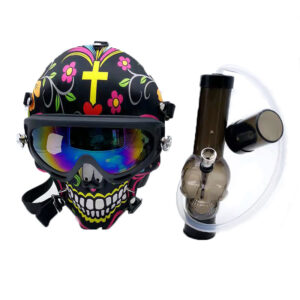 Sun Glasses Skull Fabric Gas Mask Bong w/ Water Pipe | Free NZ Shipping