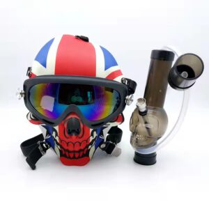 Sun Glasses Skull Fabric Gas Mask Bong w/ Water Pipe | Free NZ Shipping