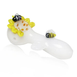 Sunflower Glass Pipe | Smoking Spoon Pipes For Sale | Free NZ Shipping