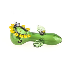 Sunflower Glass Pipe | Smoking Spoon Pipes For Sale | Free NZ Shipping