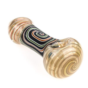 Swirl Patent Glass Spoon Pipe  Best Smoke Shop Online  Free NZ Shipping