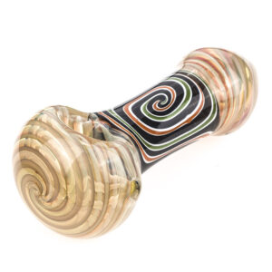 Swirl Patent Glass Spoon Pipe  Best Smoke Shop Online  Free NZ Shipping