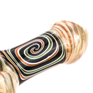 Swirl Patent Glass Spoon Pipe  Best Smoke Shop Online  Free NZ Shipping