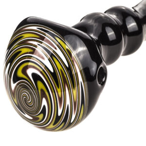 Swirl Pattern Glass Spoon Pipe  Weed Bowls For Sale  Free NZ Shipping