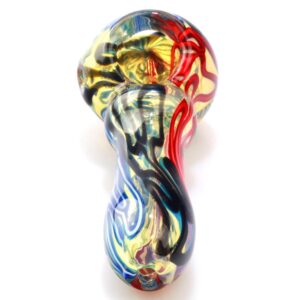 Swirl Glass Pipe W/ Mini Maria Rings | Pipes For Sale | Free NZ Shipping