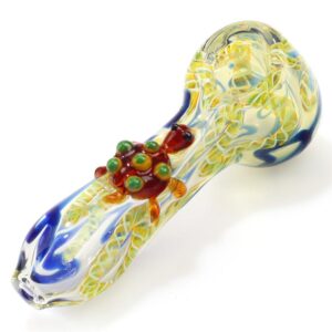 Swirled Fumed Turtle Glass Weed Pipe | Pipes For Sale | Free NZ Shipping