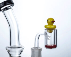 Thermochromic Bucket/banger/nail Brown Glass- By Puffing Bird