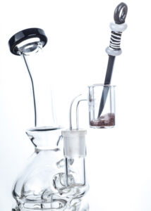 Thermochromic Bucket/banger/nail Brown Glass- By Puffing Bird