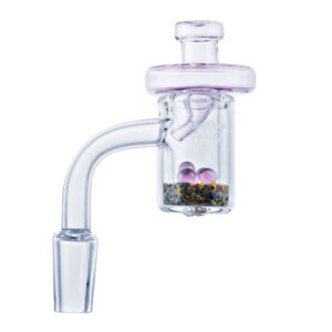 Thermochromic Quartz Banger w/ Disc Glass Carb Cap Set | Free NZ Shipping