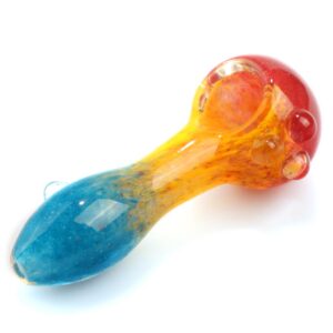 Dichroic Glass Pipe Marble Grip | Weed Bowls For Sale | Free NZ Shipping