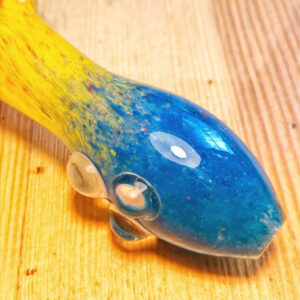 Dichroic Glass Pipe Marble Grip | Weed Bowls For Sale | Free NZ Shipping