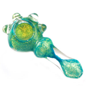 Turquoise Blue Dichroic Spoon Glass Pipe | Weed Bowls | Free NZ Shipping