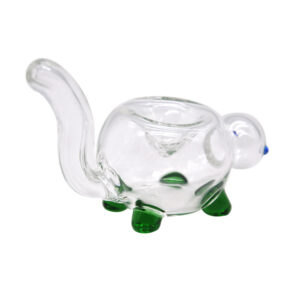 Turtle Clear Glass Novelty Pipe | Weed Bowls For Sale | Free NZ Shipping